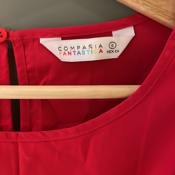 Compañia Fantastica Red Dress - Picture 2 of 5